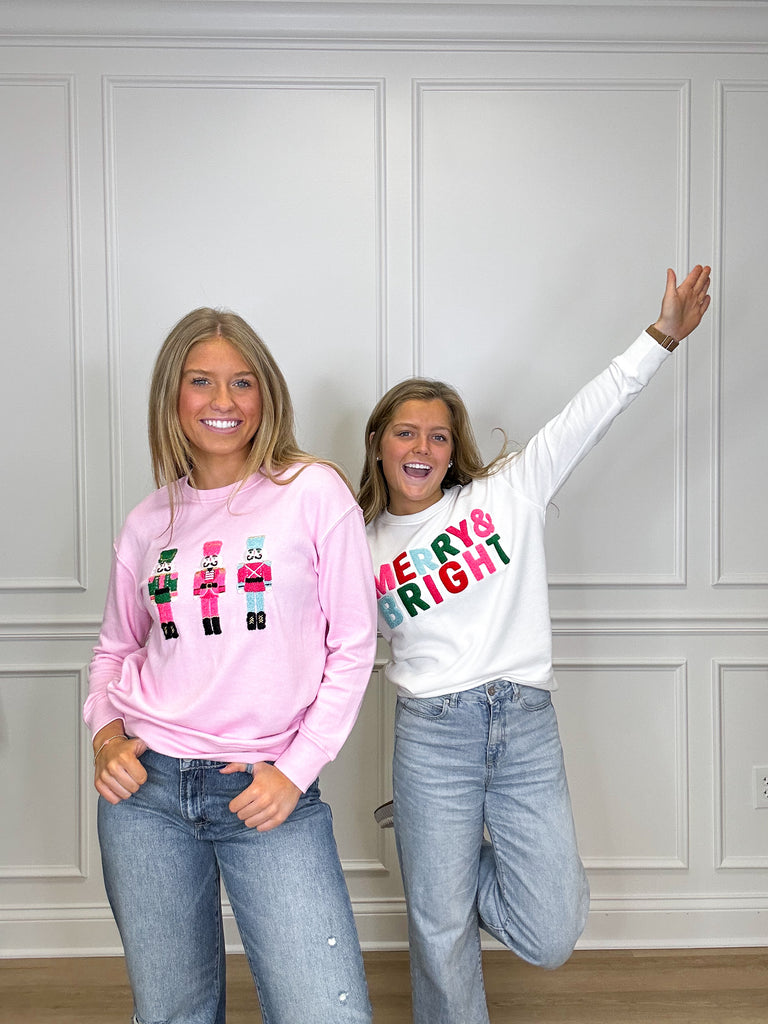 Nutcracker Sweatshirt Clothing Peacocks & Pearls   