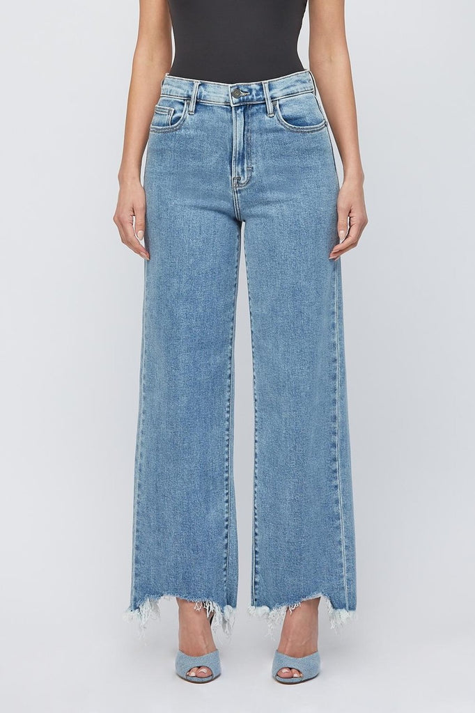 Logan High Waist Dad Jeans Clothing Peacocks & Pearls