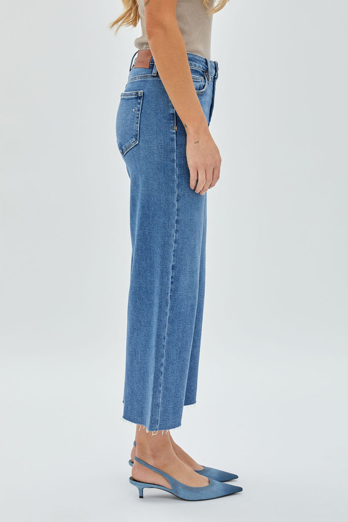 Nori High Waist Crop Wide Pant Clothing Peacocks & Pearls