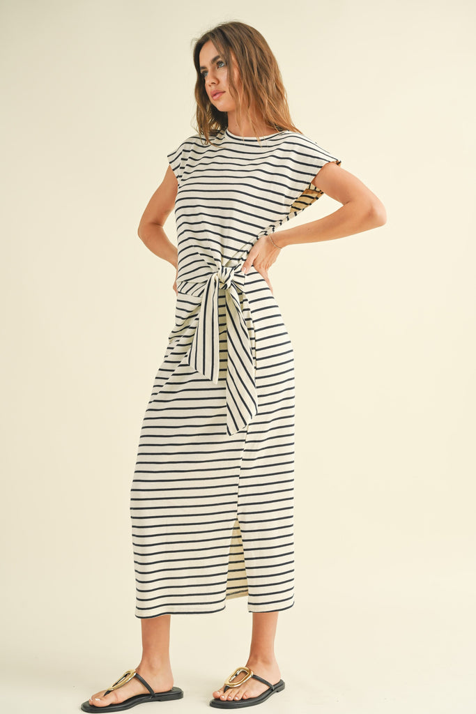 Stripes Away Midi Clothing Peacocks & Pearls   