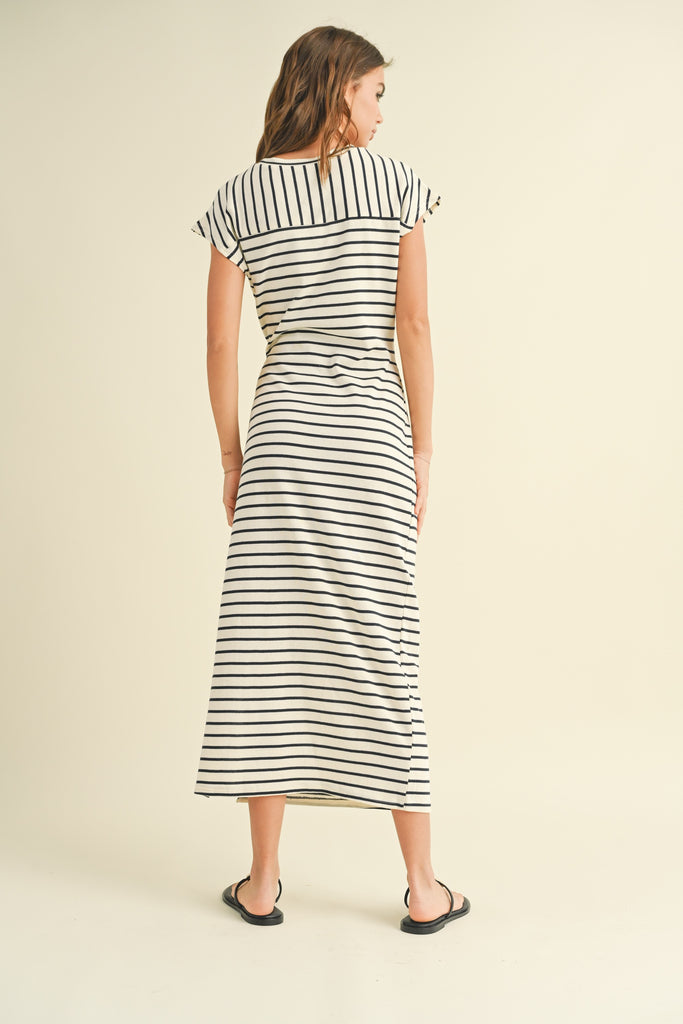 Stripes Away Midi Clothing Peacocks & Pearls   