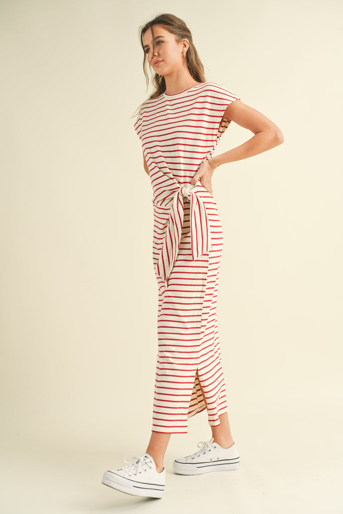 Stripes Away Midi Clothing Peacocks & Pearls