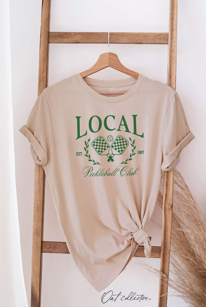 Local Pickleball Club Tee Clothing Peacocks & Pearls   