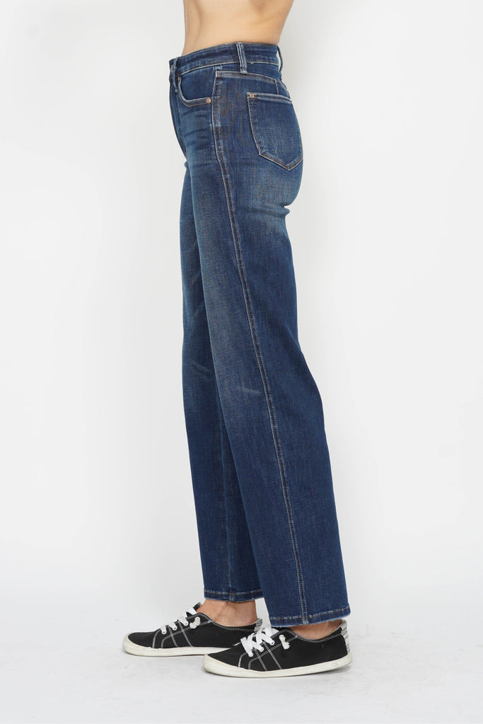 Tummy Control Classic Straight Jean Clothing Judy Blue   