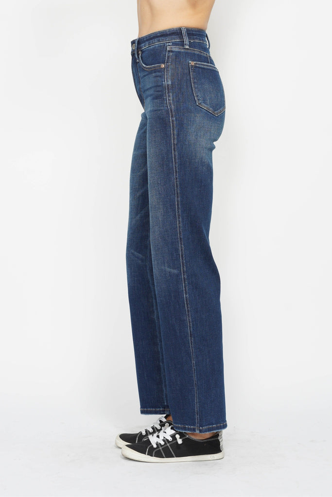 Tummy Control Classic Straight Jean Clothing Judy Blue   