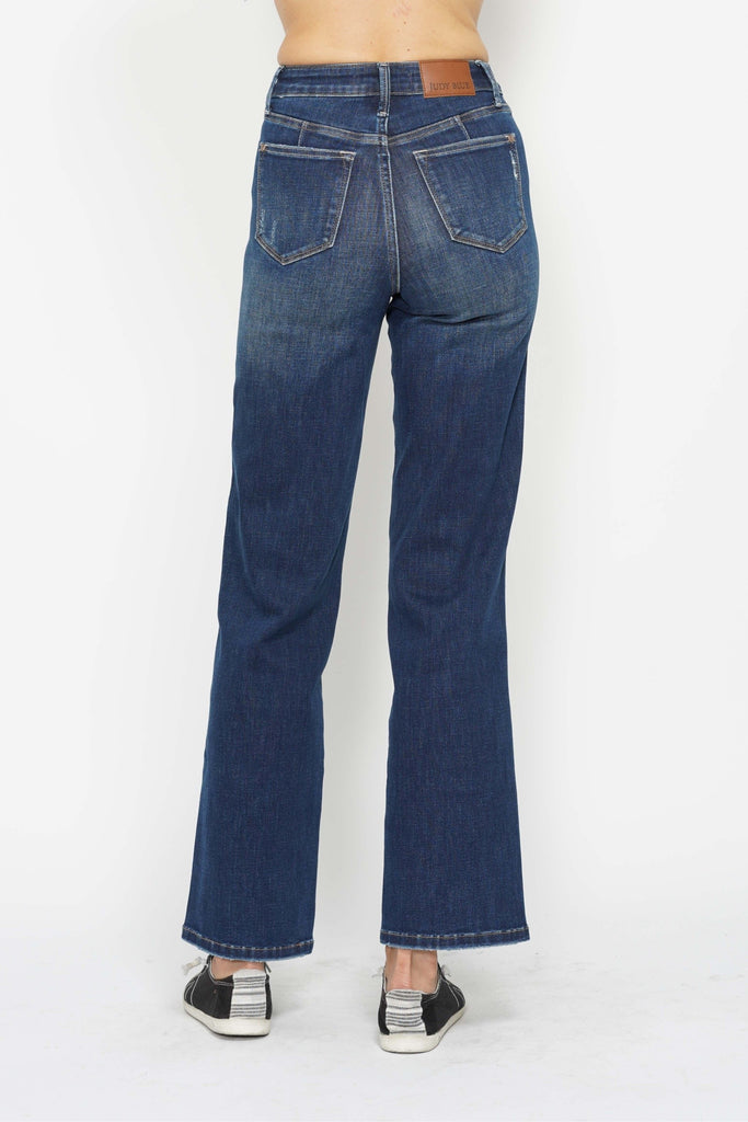 Tummy Control Classic Straight Jean Clothing Judy Blue   