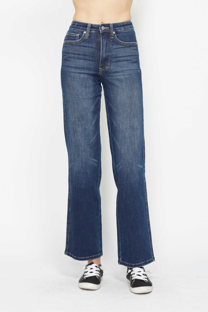 Tummy Control Classic Straight Jean Clothing Judy Blue   