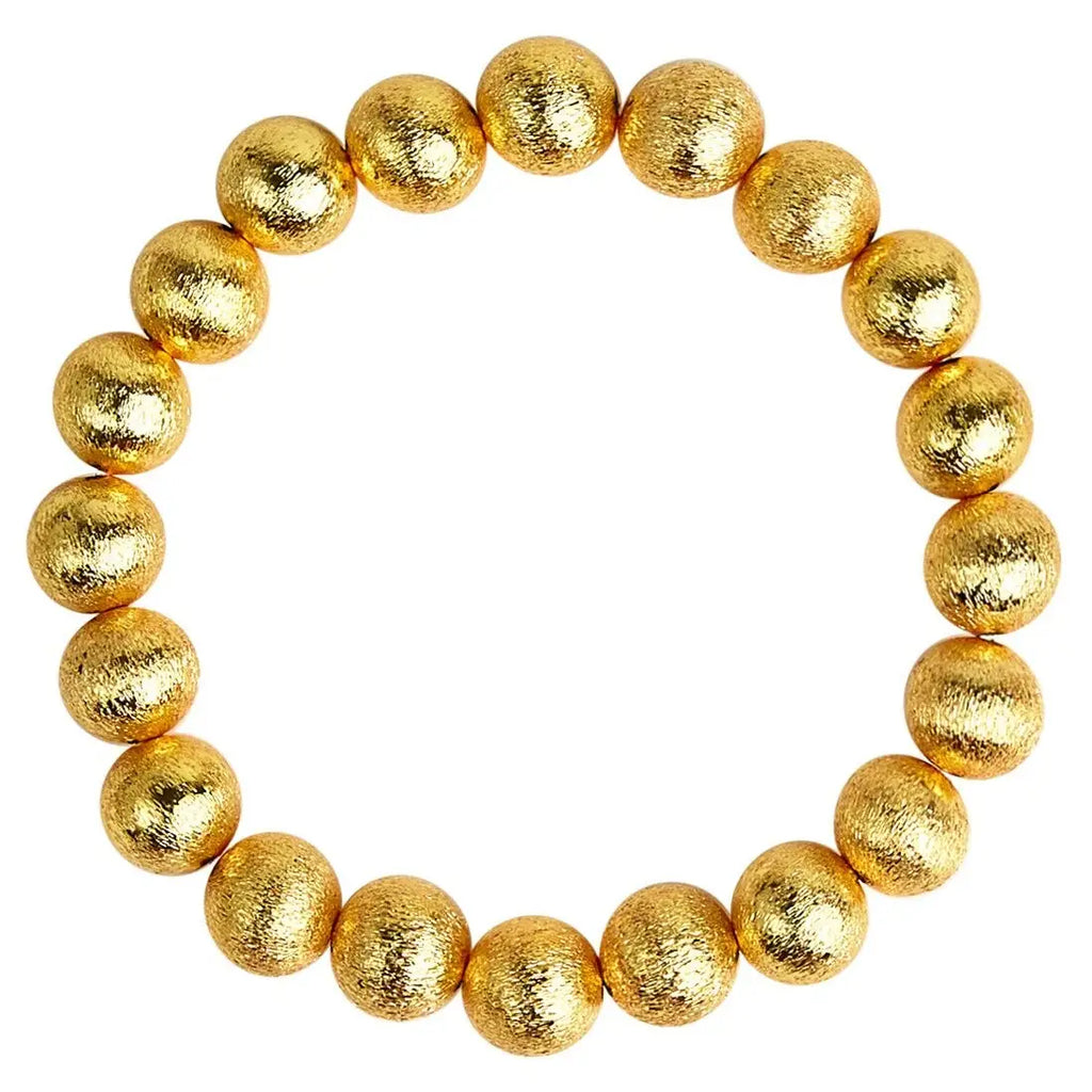 Georgia Beaded Bracelet Jewelry Lisi Lerch Gold 10mm 