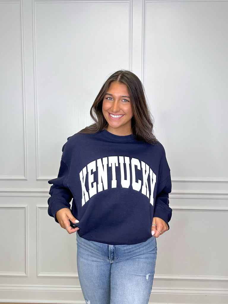 Just a KY Girl Crewneck Clothing Peacocks & Pearls   