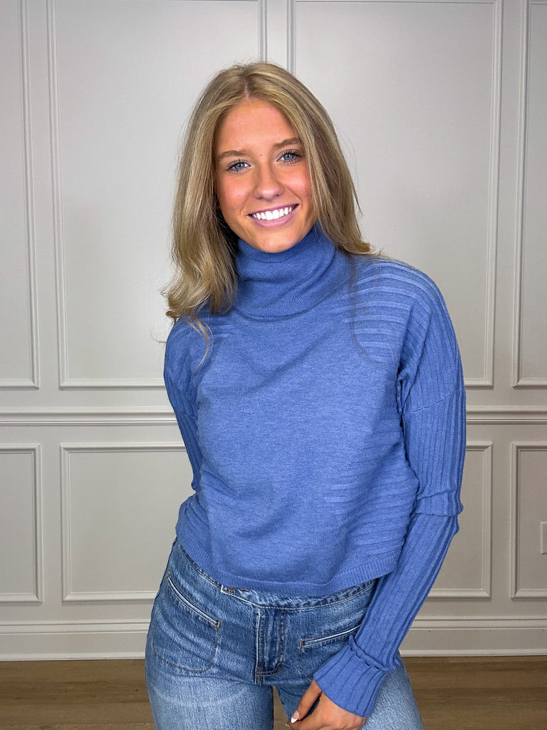 Luz Turtleneck Clothing Peacocks & Pearls   