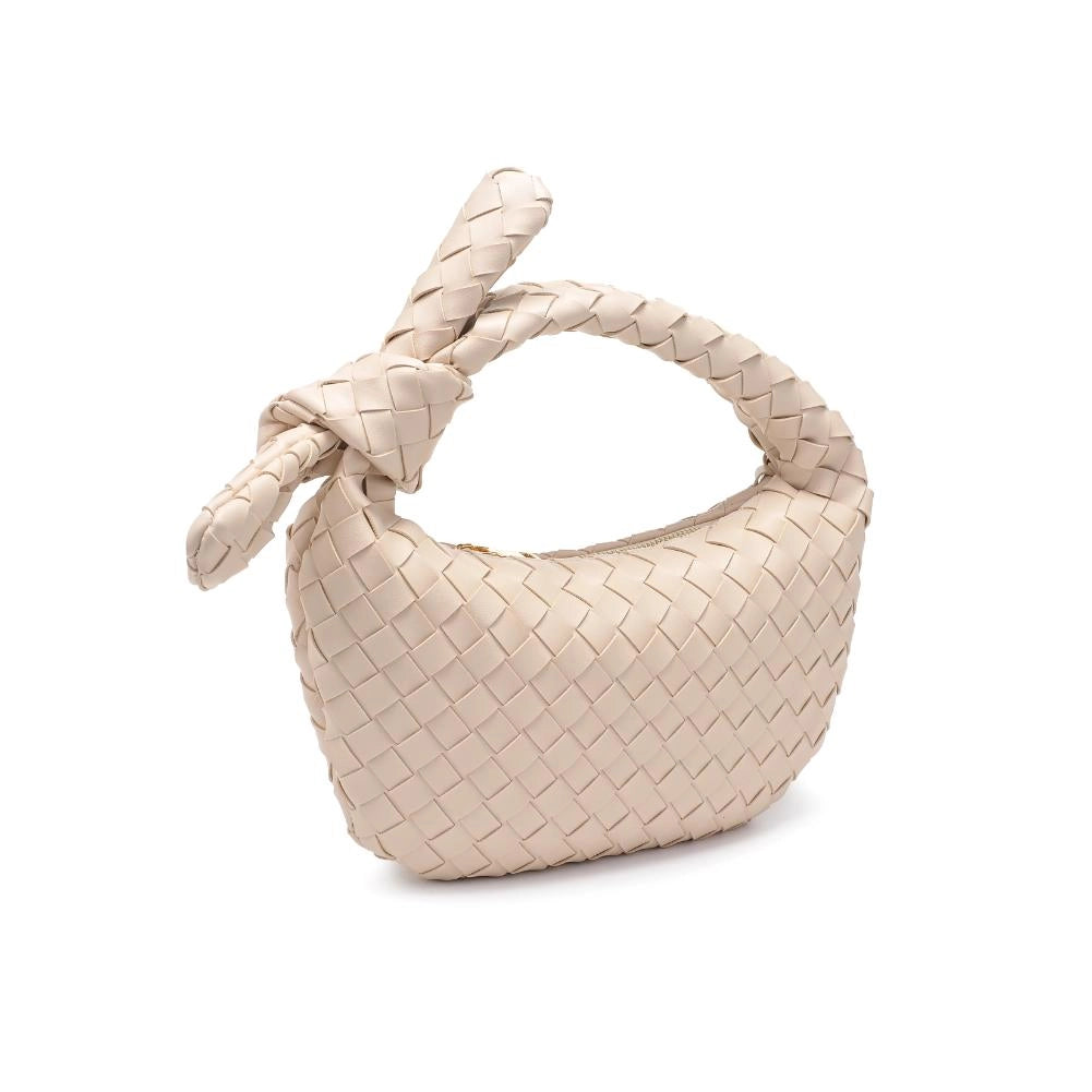 Lizbeth Woven Knot Bag Bags Peacocks & Pearls Oatmilk  