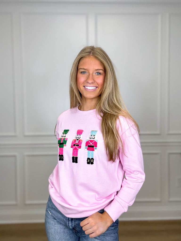 Nutcracker Sweatshirt Clothing Peacocks & Pearls   