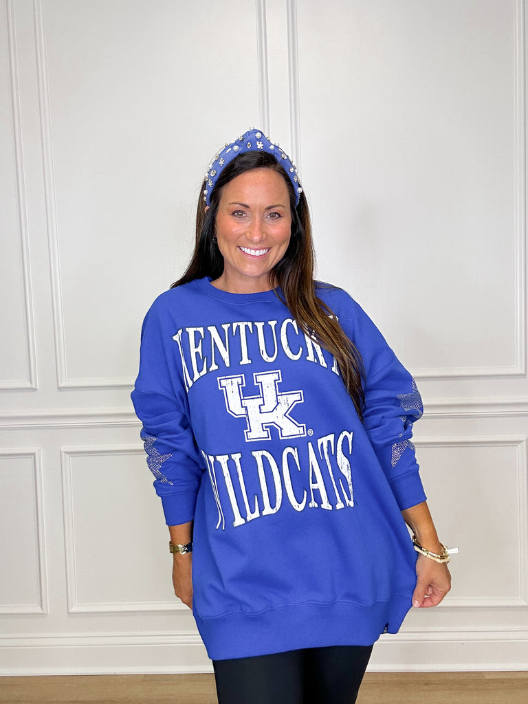 Wynn Oversized KY Crewneck Clothing Peacocks & Pearls   