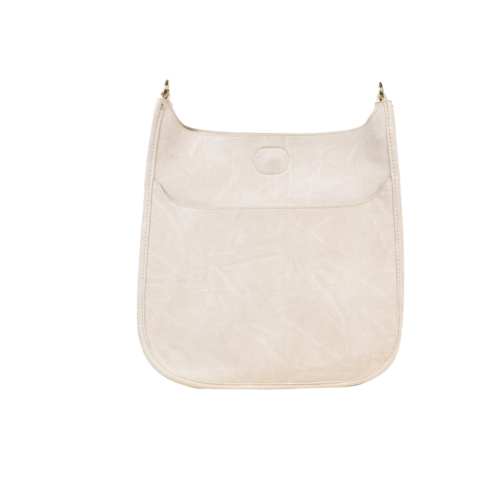 Classic Vegan Messenger Bags Peacocks & Pearls Cream  