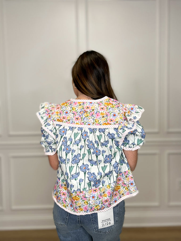 Fresh Blooms Blouse Clothing Peacocks & Pearls