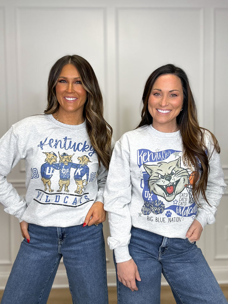 Vintage Kentucky Wildcats Crewneck Clothing Peacocks & Pearls