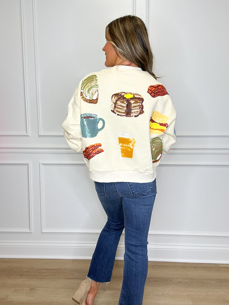 Queen of Breakfast Sweatshirt Sale Queen of Sparkles   