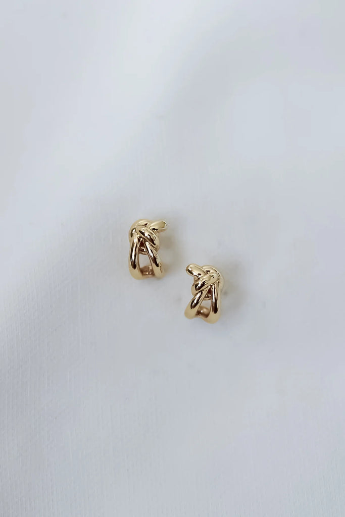 Ana Stud Small Accessories Peacocks & Pearls Gold  