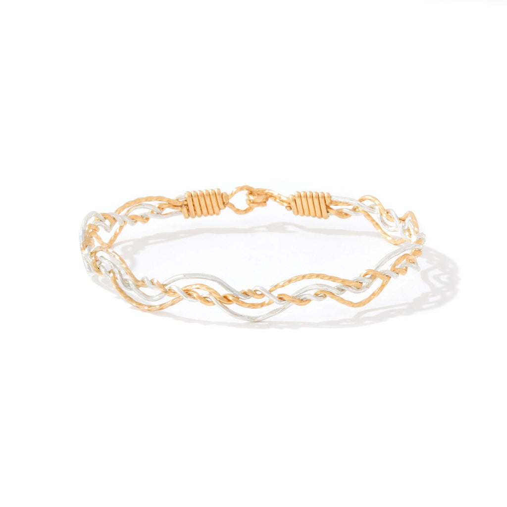 Sunrise Bracelet Jewelry Ronaldo Gold & Silver 6 1/2 