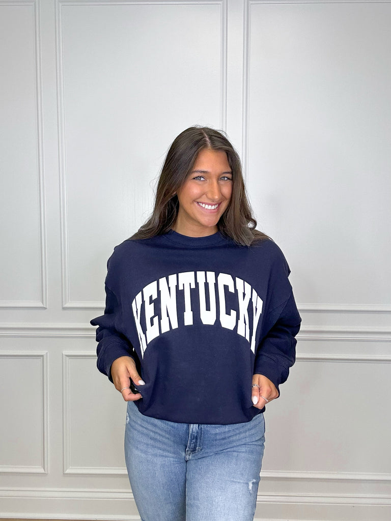 Just a KY Girl Crewneck Clothing Peacocks & Pearls   