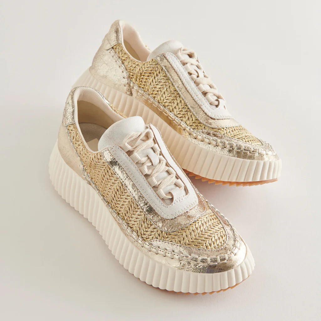 Dolen Sneaker Sale Dolce Vita Gold Knit 6