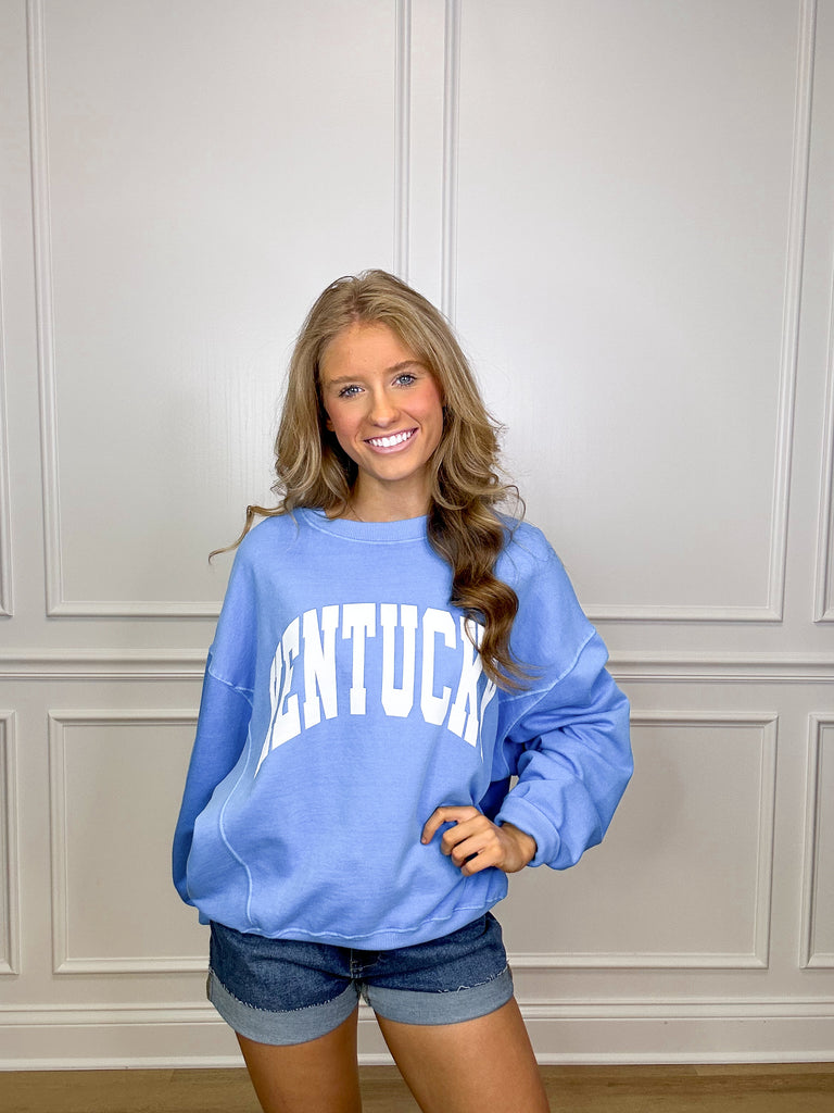 Just a KY Girl Crewneck Clothing Peacocks & Pearls   