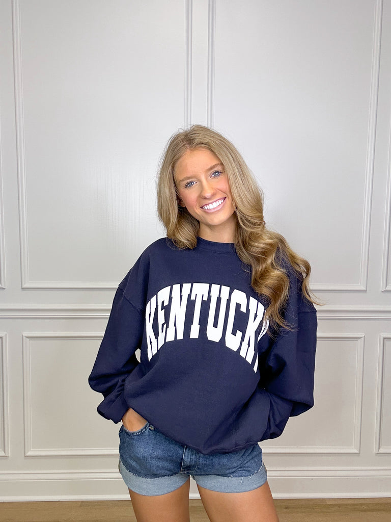 Just a KY Girl Crewneck Clothing Peacocks & Pearls   