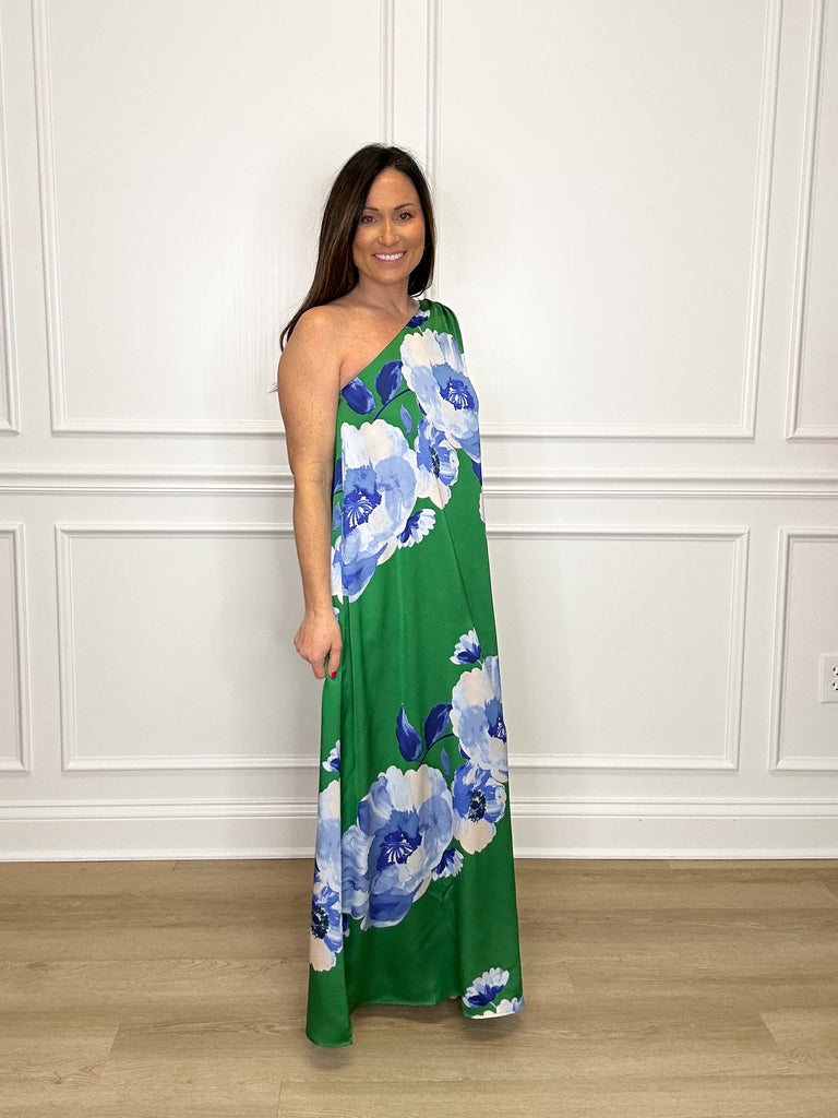 Glena Floral Maxi Dress Clothing Peacocks & Pearls