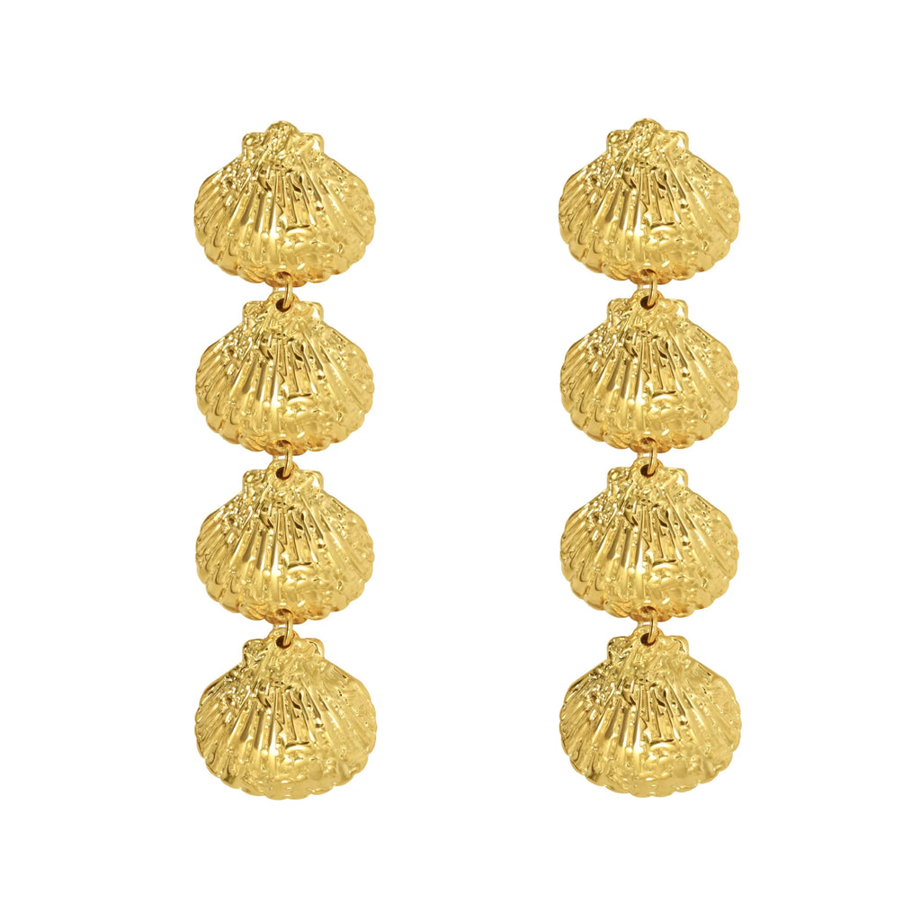 Cordelia Drop Earring Jewelry Peacocks & Pearls Gold  