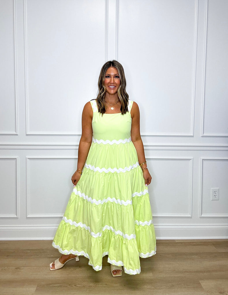 Life In Lime Midi Sale Peacocks & Pearls Lime S 