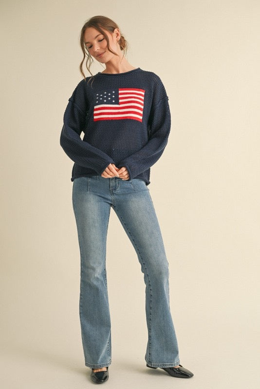 Independence Day Sweater Clothing Peacocks & Pearls