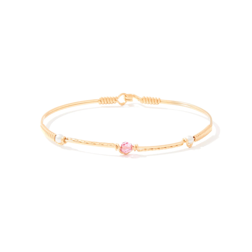 Be The Change Bracelet Jewelry Ronaldo Gold with Pink CZ 6