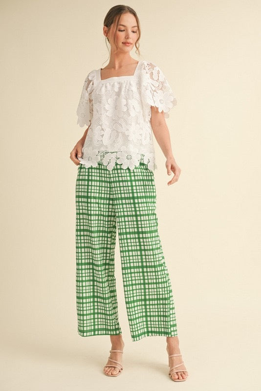 Checkered Cutie Pants Clothing Peacocks & Pearls