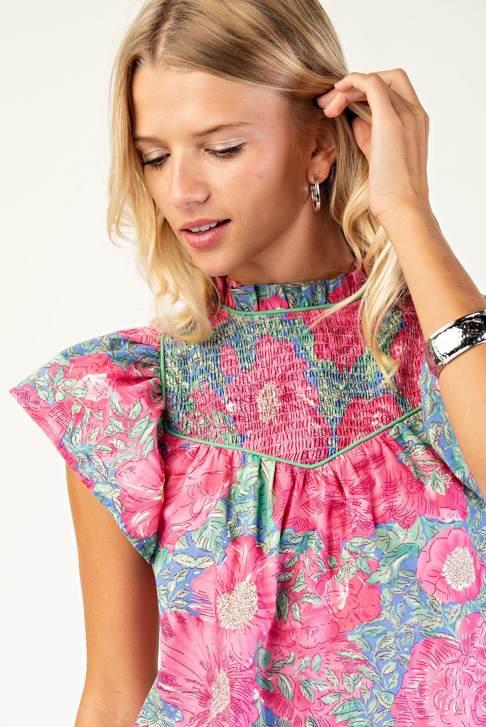 Blooming Joy Top Clothing Peacocks & Pearls