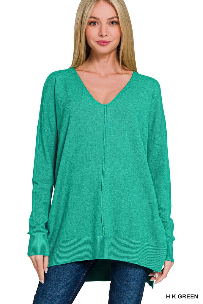 Fireside Festivities Sweater Clothing Peacocks & Pearls Kelly Green S/M