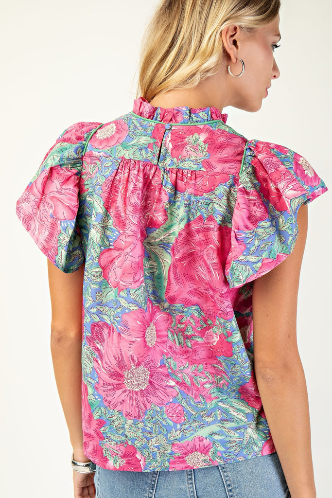 Blooming Joy Top Clothing Peacocks & Pearls