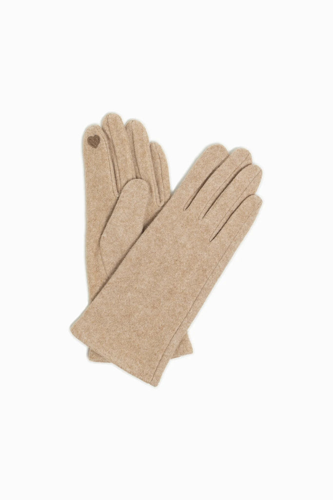 The Chic Gloves Accessories Peacocks & Pearls Tan OS