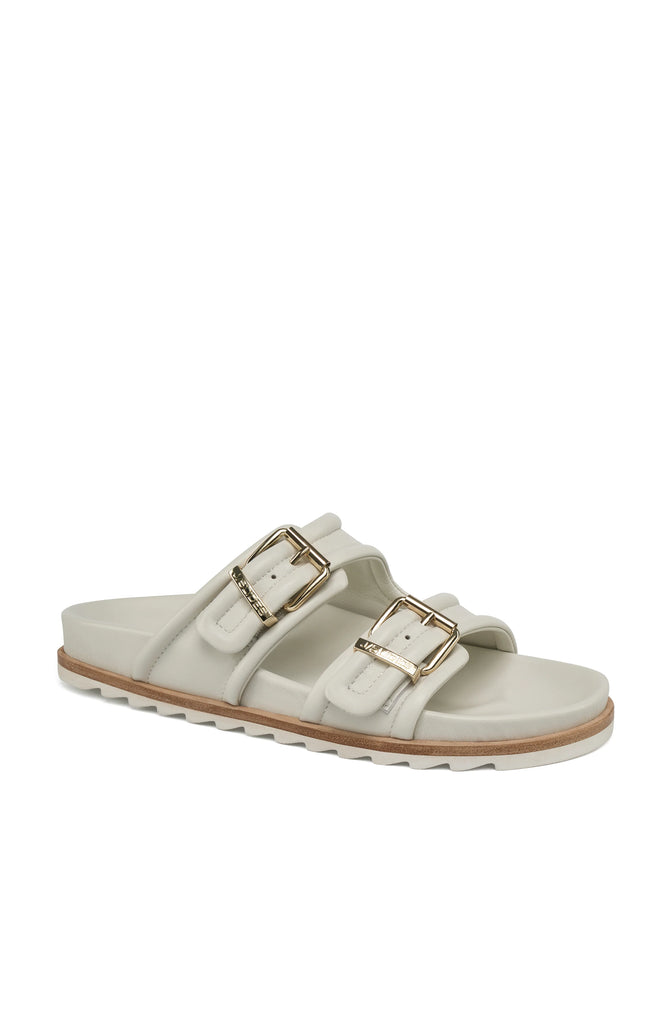 Roux Double Strap Sandal Shoes J/Slides Off White 6