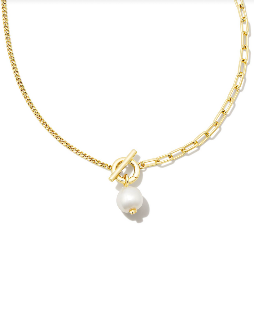 Leighton Pearl Chain Necklace Jewelry Kendra Scott   