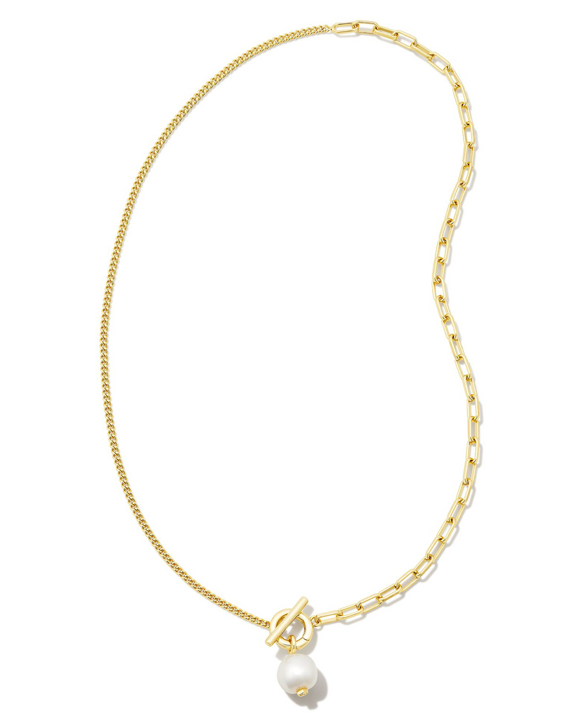 Leighton Pearl Chain Necklace Jewelry Kendra Scott   