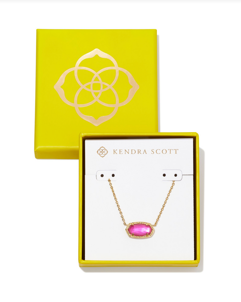 Gift Boxed Elisa Pendant Jewelry Kendra Scott Gold Azalea Illusion  