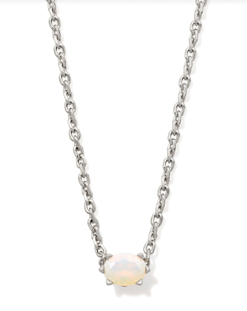 Cailin Pendant Jewelry Kendra Scott Silver Champagne Opal  