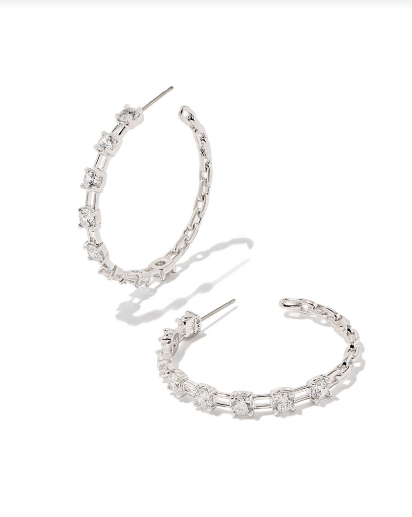 Lexi Hoop Jewelry Kendra Scott Silver  