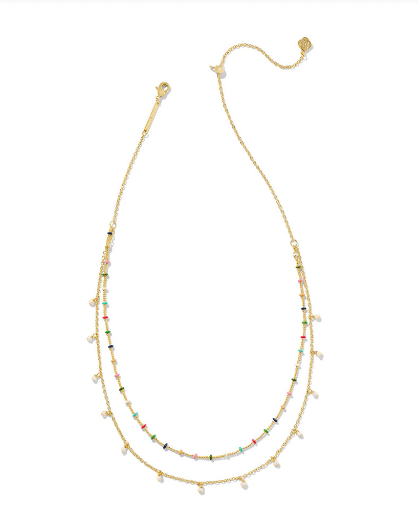 Eve Multi Strand Necklace Jewelry Kendra Scott Gold Multi Mix  