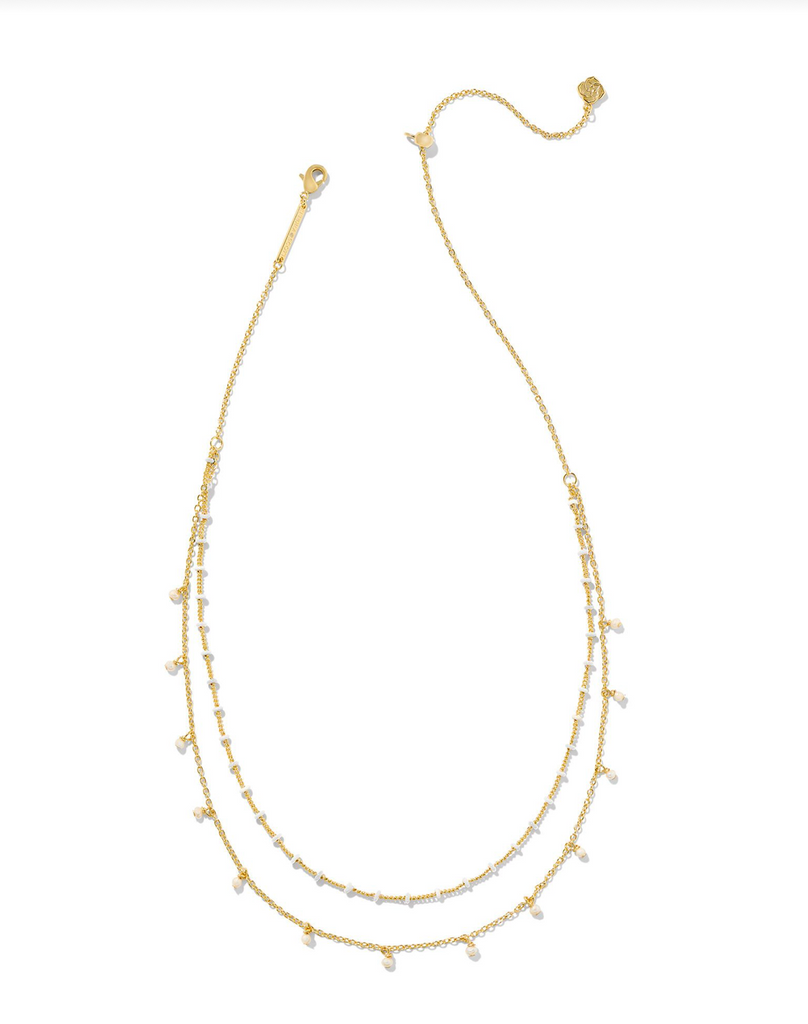 Eve Multi Strand Necklace Jewelry Kendra Scott Gold White Mix  