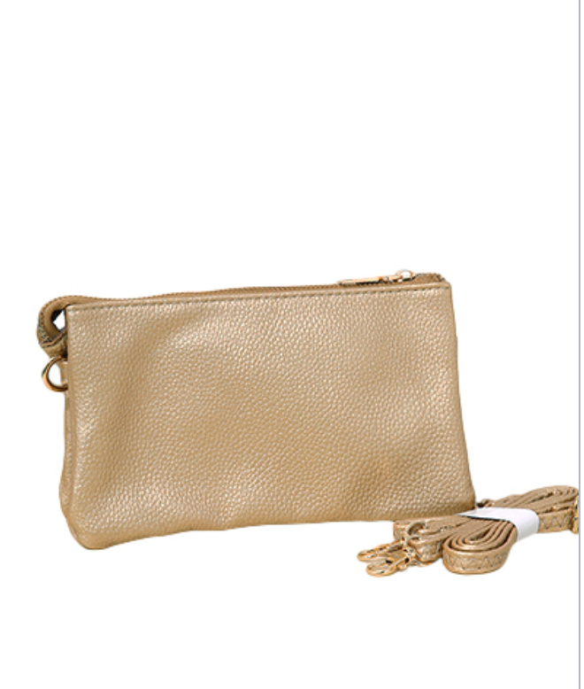 Gameday Pouch Crossbody Bags Peacocks & Pearls Gold  