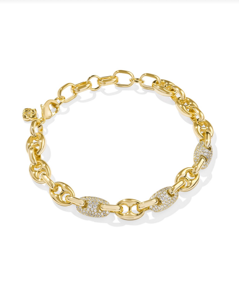 Bailey Pave Chain Bracelet Jewelry Kendra Scott Gold  