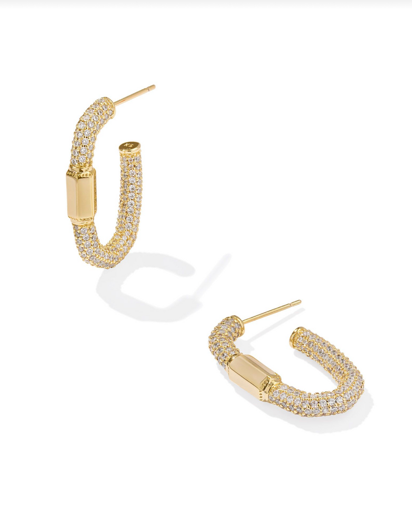 Emery Hoop Jewelry Kendra Scott Gold  