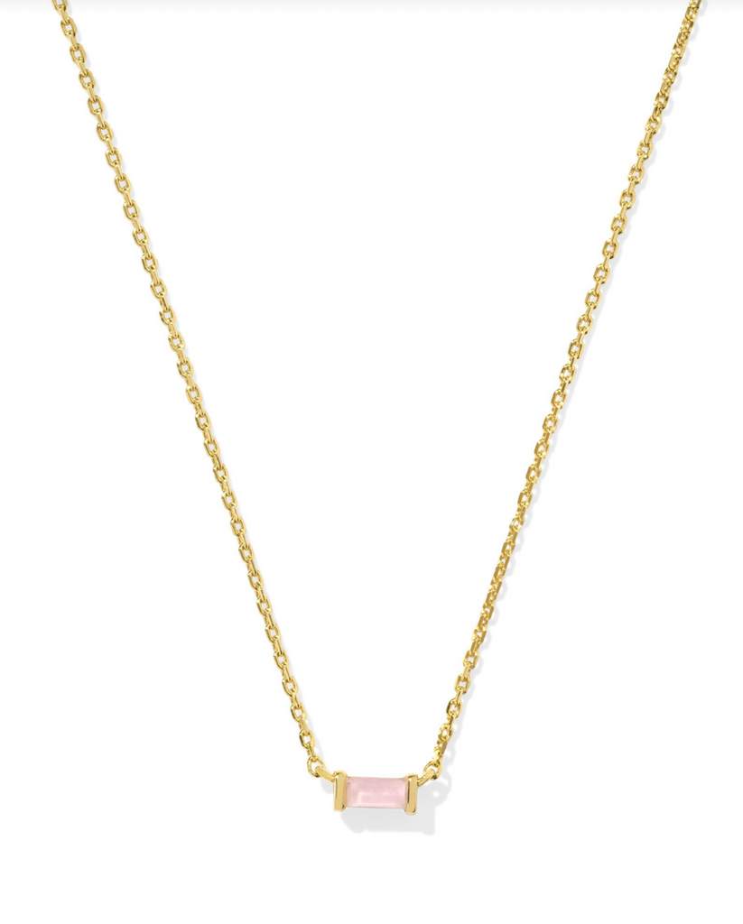 Juliette Pendant Jewelry Kendra Scott Gold Rose Quartz  