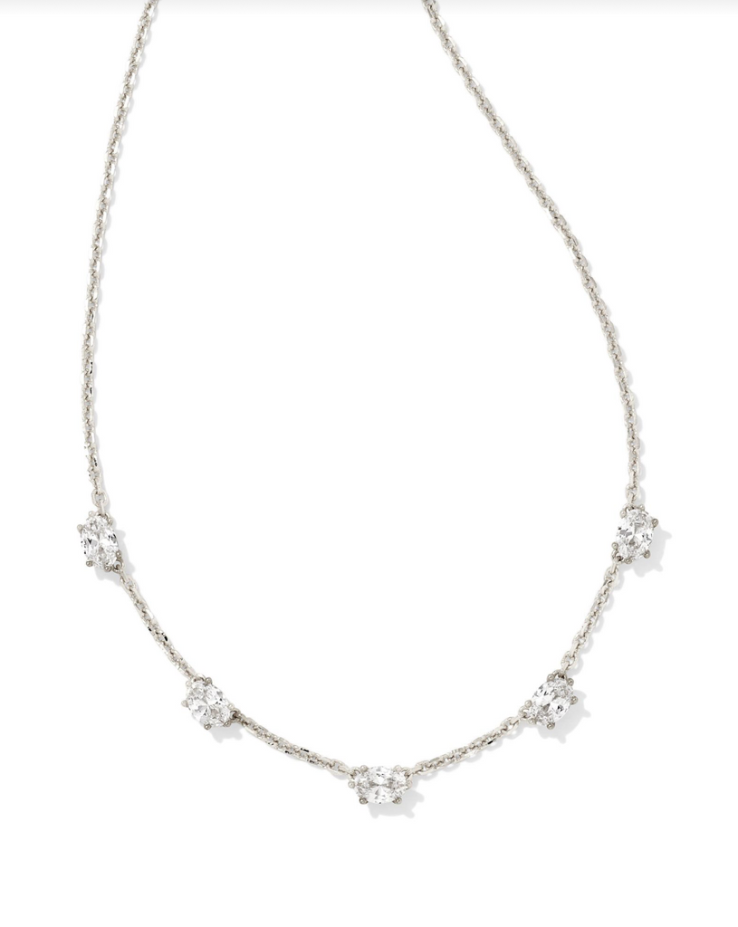 Cailin Crystal Strand Necklace Jewelry Kendra Scott Silver  